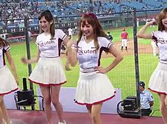 Baseball Cheerleaders Shake Perfect Bodies Boldly