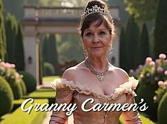 granny harley quinn cosplay slut gets fucked and creampied hard 💦🔥