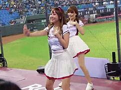 Baseball Cheerleaders Shake Perfect Bodies Boldly