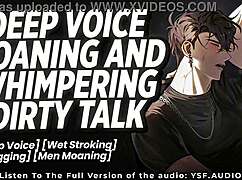 deep voice dirty talk breeds fleshlight with moans