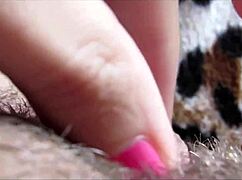 Clit explodes in massive closeup orgasm!