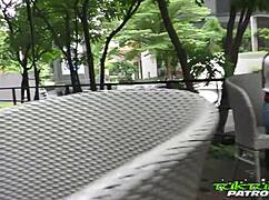 Tuktukpatrol grabs petite Thai teen for big cock blowjob and facial fun