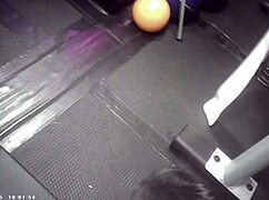 Glasses Brunette Endures Hardcore Pussy Pounding BTS Shoot