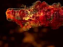 Queenlin's big natural tits bounce as huge cock pounds her ass backstage