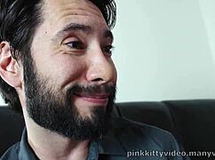 Cassandra Nix bends for step daddy's cumshot in hardcore doggystyle pounding.