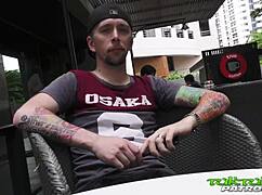 Tuktukpatrol grabs petite Thai teen for big cock blowjob and facial fun