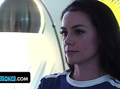 Stepdaughter Teases Stepdad, Clothes Rip Off As They Fuck Dripping Pussy In Taboo Heat