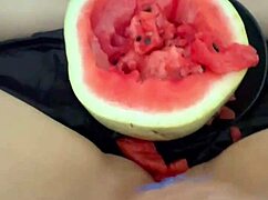 Hey arab teen squirts watermelon in tight pussy homemade los angeles kinky food fetish multiple orgasms girl next door