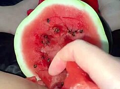 Hey arab teen squirts watermelon in tight pussy homemade los angeles kinky food fetish multiple orgasms girl next door