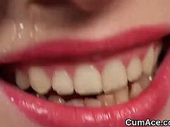 foxy babe swallows bukkake facials swapping every creamy load pov style