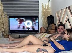 i get two horny latinas sucking my cock together blakeproductions