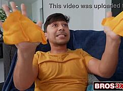 big tits stepsis fucked hard after prank fails!