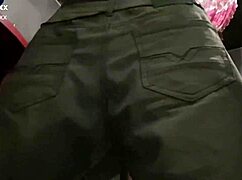 aww poor slut shakes her skinny miniskirt ass