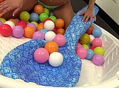 damn nipples perk up then play those balls