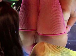 Yo, check freaky arcade action with Misty Meaner and Jordan Sky squirting outdoors!!