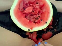 Hey arab teen squirts watermelon in tight pussy homemade los angeles kinky food fetish multiple orgasms girl next door