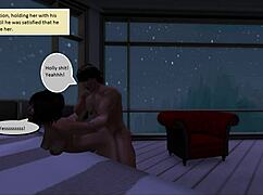 Wearing the Horns: Pregnant Wife Cheats on Cuckold Hubby in Cartoon Comic Tale Part 1