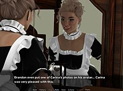 let's play with maid carina as she blows and creampies with toys
