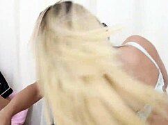 when i got silicone couldn't fuck so hubby railed my friend's perfect blonde pink pussy and tight ass instead