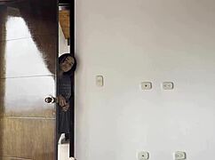 skinny latina teen gets bent over fucked rough by boyfriend's friend cowgirl riding his cock while he's away pov