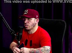 Nerdy Latina teen vibes pussy after bathroom hookup tease on sheer red