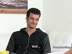 blonde agent craves wild office fuck in stockings