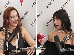 ever chatted with hot asian pornstar ember snow alongside cory chase and romi rain?