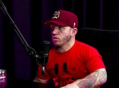 Nerdy Latina teen vibes pussy after bathroom hookup tease on sheer red