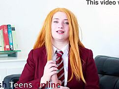 victoria greene teases in uniform dropping hot joi commands