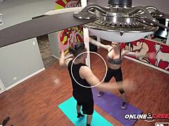 Bruno's trainer workout turns wild she takes his monster cock rough in full hardcore movie! 🏋️‍♀️🍆💥