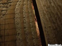 you see this busty lesbian slave? bound tight masturbating those big tits to orgasm