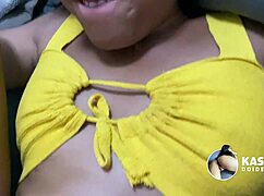 corno films his young slut taking two bareback creampies 😈🍆💦