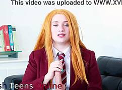 victoria greene teases in uniform dropping hot joi commands