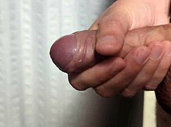 WOW Morning Cumshot Blasts in Early Light Close-Up!!