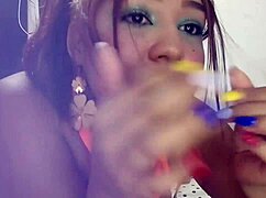 Colombian neighbor wife stays quiet during fuck knowing he's spying on her big natural tits
