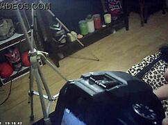 wanna see this glasses brunette take cum on tits while he fucks on?