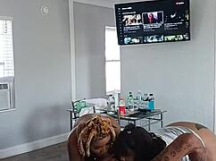 Two Drippinvelvet and Princess Hayze Deepthroat Gaktrizzy Post-Orgy