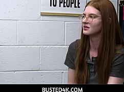 jane rogers caught stealing punished hard by officer billy boston