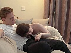 our romantic night spirals into sloppy deepthroat blowjob and facial creampie finish in 4k