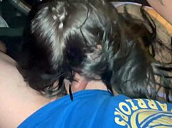 driver pulled over with blowjob in progress on road