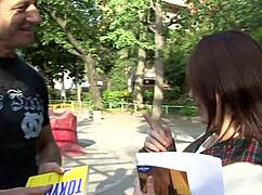 hitomi oishi slurps two huge american cocks in tokyo