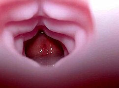 emelie takes a quick creampie from the bad dragon fleshlight with sloppy sounds