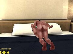 wanna join this black slut for anal in imvu apartment room?