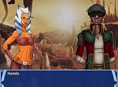 orange trainer grooves through boob-shaking dance routine