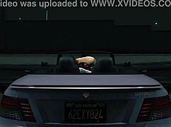 GTA 5 Hooker Lady Delivers Wild Car Sex Service Game Prostitute Action