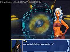 orange trainer grooves through boob-shaking dance routine