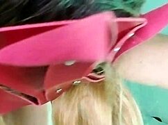 Big-assed milf bends over outdoors for doggystyle pounding then front fuck