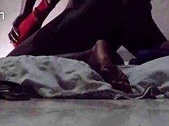 Did this muscular black African bodybuilder know I filmed our rough fuck hidden?