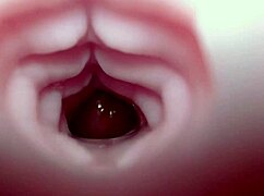 emelie takes a quick creampie from the bad dragon fleshlight with sloppy sounds