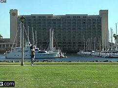 Amateur Teen Kara Faux Oiled Up Flashing Small Tits Cream Filled